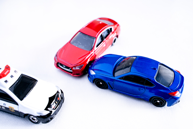 交通事故の画像